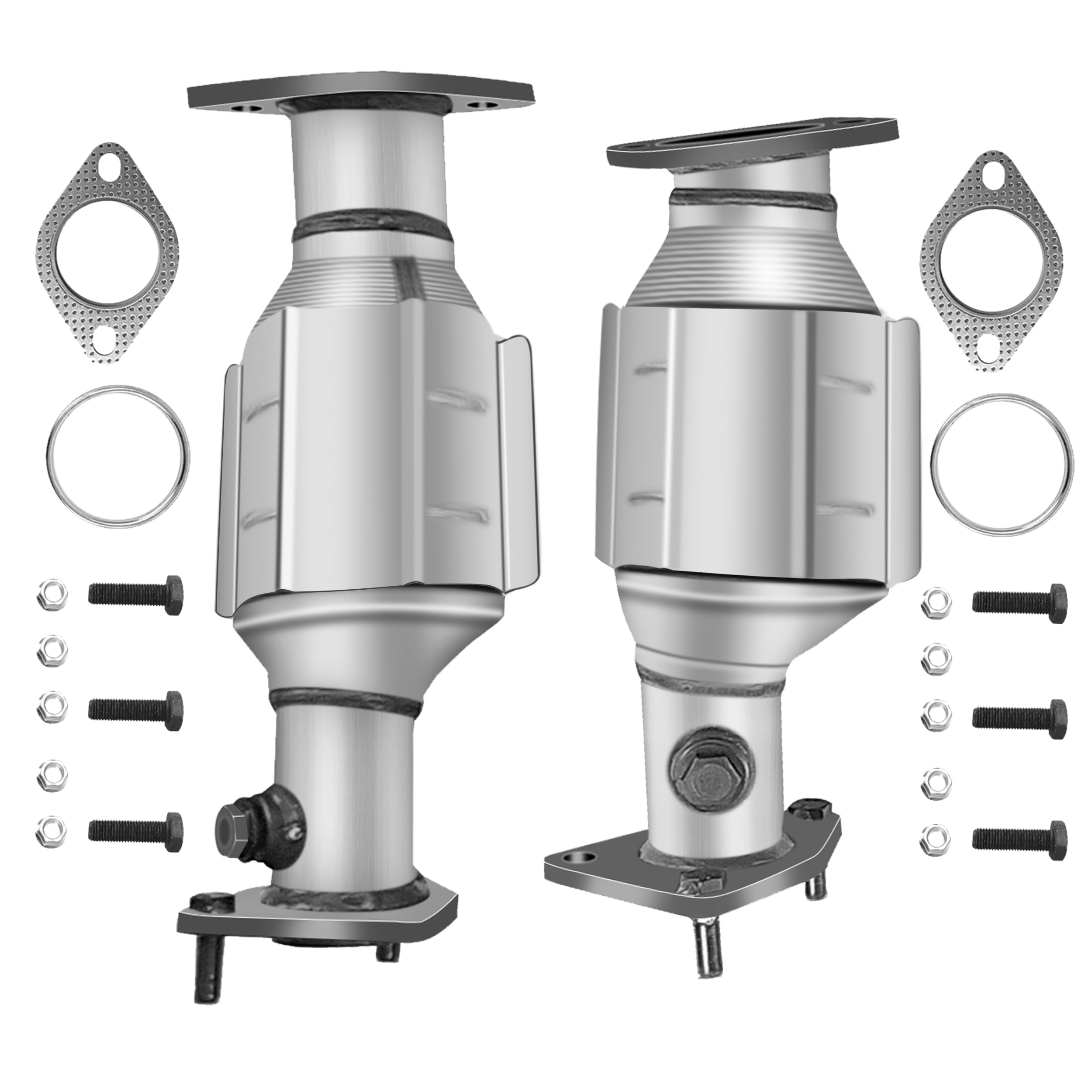 Photo 1 of [Left&Right]FortunaFlow Catalytic Converter Compatible with 2005-2018 Nissan Frontier 4.0,2012-2017 Nissan NV1500 NV2500 NV3500 4.0,2005-2012 Nissan Pathfinder 4.0(EPA Compliant with Heat Shield)