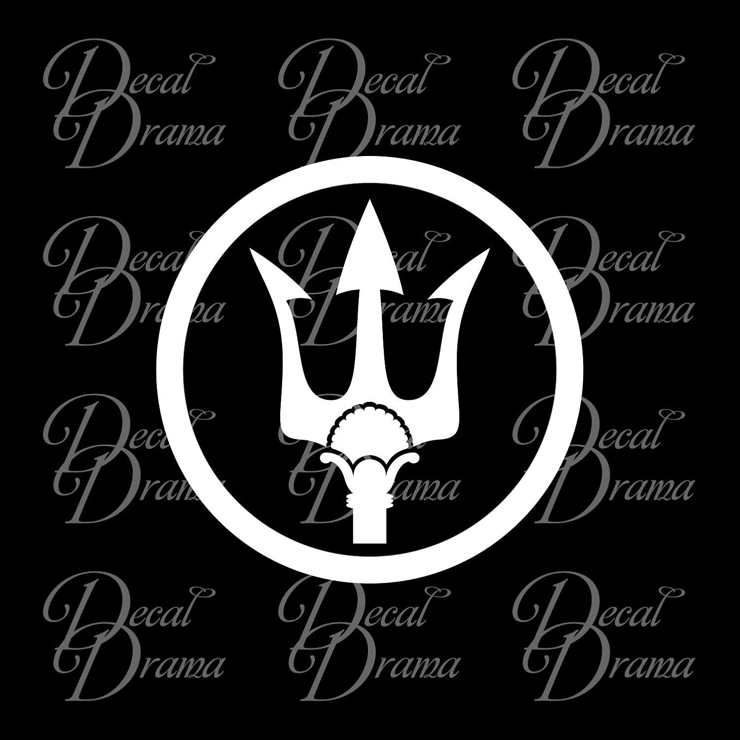 Amazon Com Poseidon Trident Percy Jackson Inspired Small Vinyl
