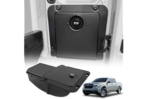 Ryansunoro Bed Cargo Partition Storage Bin with Code Lock Compatible with Ford Maverick XL 2022 2023 2024 2025| Code Lock Security Rear Side-Mounted Storage Bin |ABS Cargo Partition Accessories