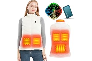 KOVNLO Heated Vest for Women with Battery Pack Included, Warming Slim Fit Rechargeable Electric Heating Vest