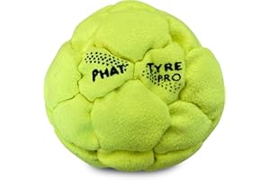 DIRTBAG PT Pro 32 Panel Footbag, Flying Clipper Original Design, Steel Pellet Filled for Maximum Control Handsewn