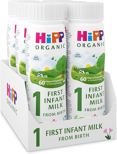 HiPP Organic 1 First Infant Milk Ready to Feed 200ml 6 pack