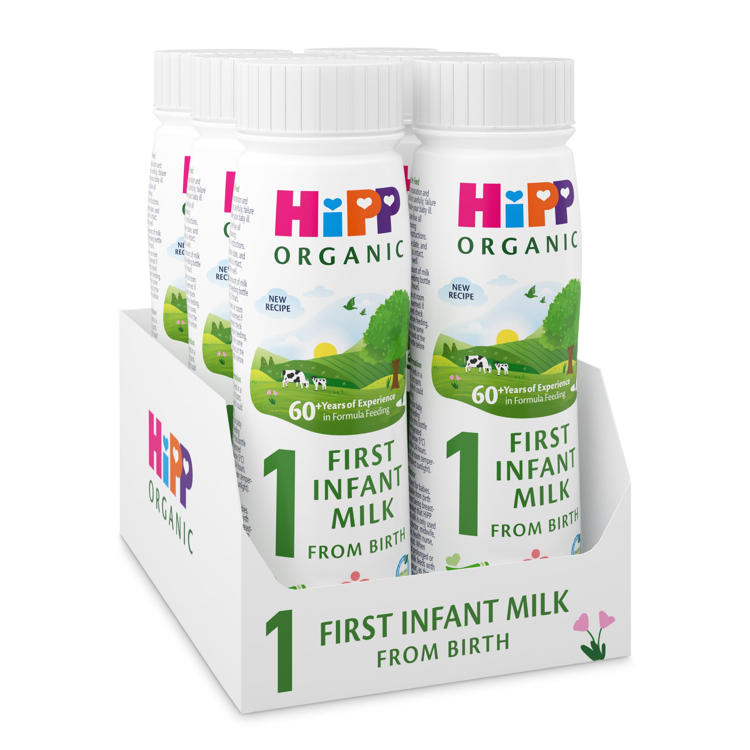 HiPP Organic 1 First Milk Ready To Feed 200ml (pack of 6)