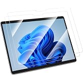 FINTIE 2 Pack Screen Protector for 13 Inch Surface Pro 12th/11/10/9/8/X | 9H Tempered Glass, 0.33 mm Thin, HD Clear, High Transparency, Oleophobic Coating