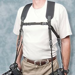OP/TECH USA Dual Harness 3/8" Regular - Two-Camera