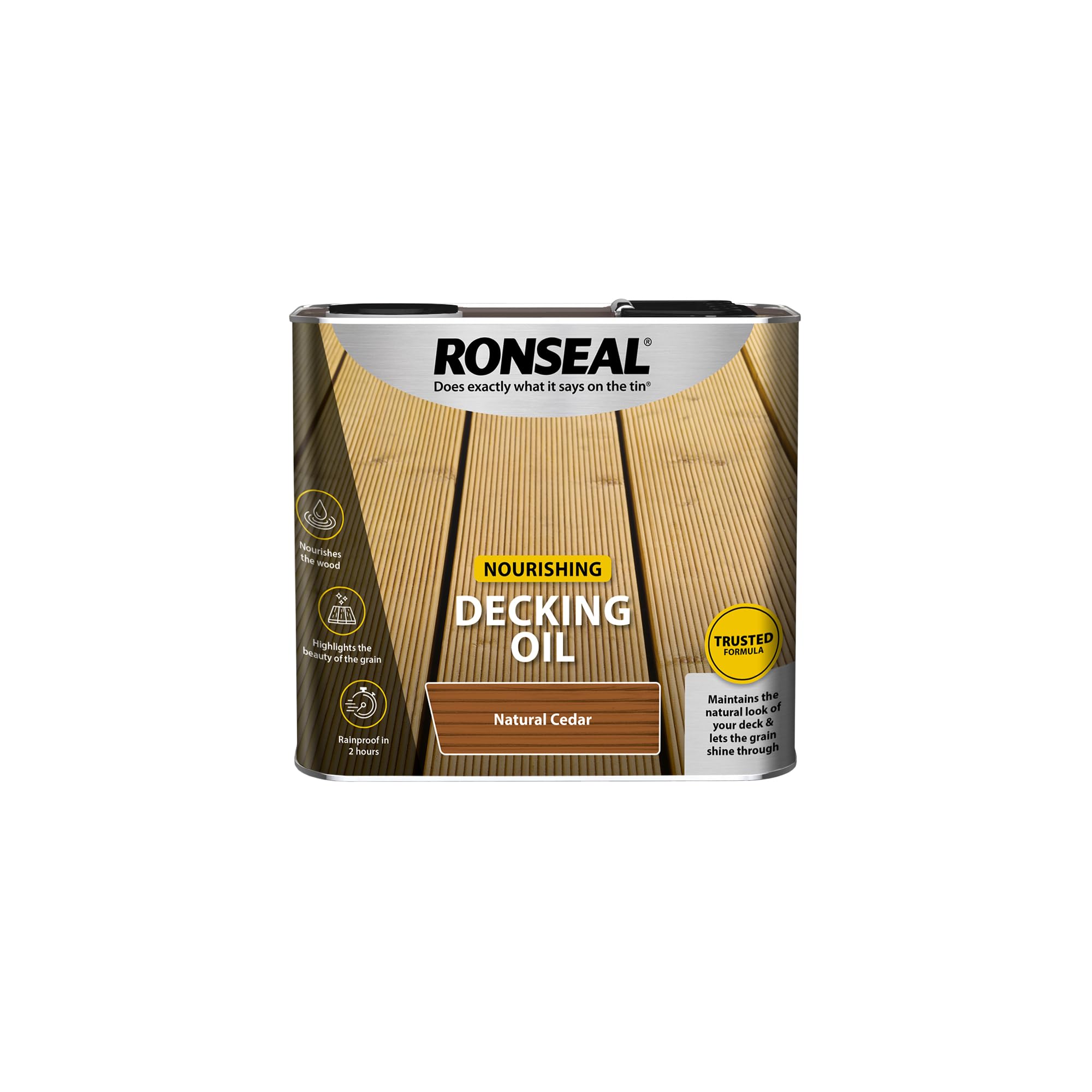 Ronseal DONC25L 2.5L Decking Oil - Natural Cedar