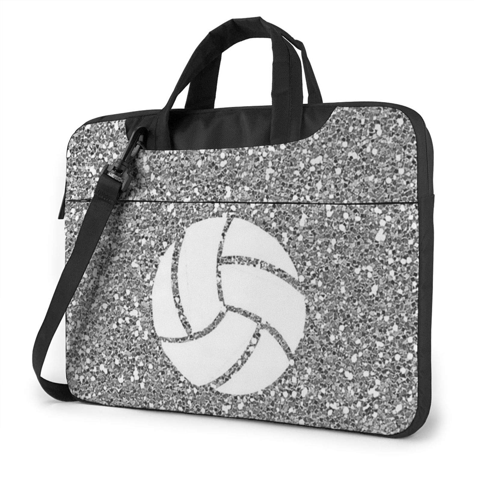 Laptop Shoulder Messenger Bag Briefcase Volleyball Picture Laptop Bag Shockproof Foam Computer Prote