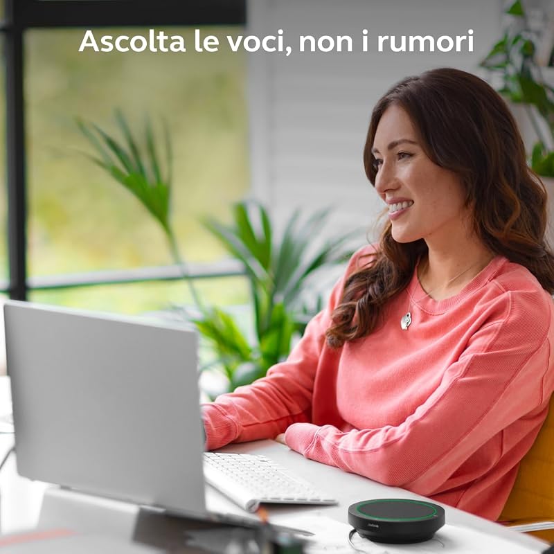 Speak2 75 Speaker Bluetooth Senza Fili per Lavoro, Grigio Scuro