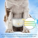 Pet Soft Male Dog Nappies 48 Count Disposable Wraps with Wetness Indicator view 3