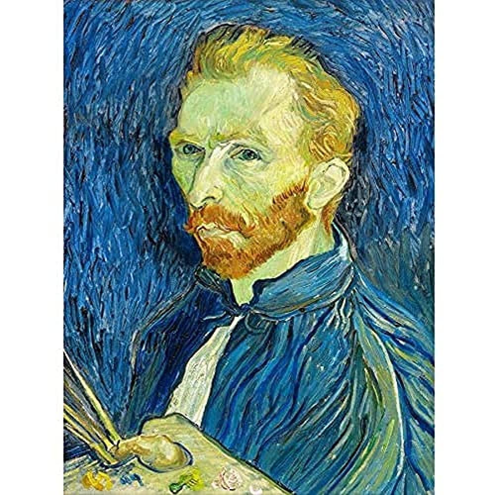 Vincent Van Gogh Self Portrait 2 Art Print Canvas Premium Wall Decor Poster Mural