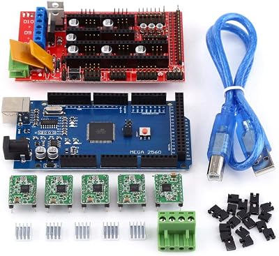Ubcwin Mega2560 R3 Board A4988 Driver With Heat Sink USB Cable Jumper Kit