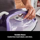 Morphy Richards Steam Iron 2400W, 115g Boost, Ceramic Soleplate, Purple view 6