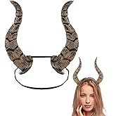 MAGICLULU Animal Horns Headband Gothic Antelope Horns Cosplay Headband Headwear for Halloween Party Photo Props