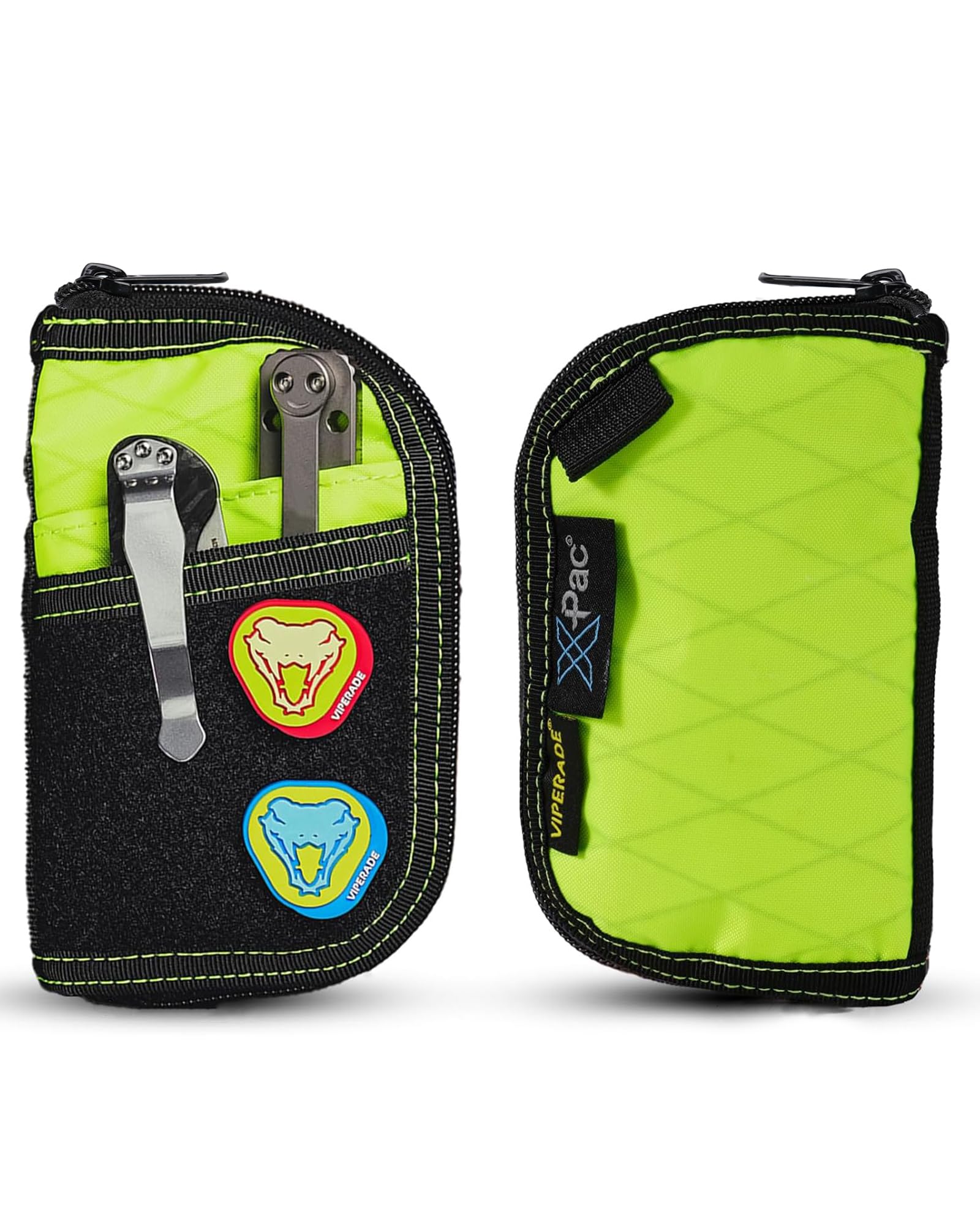 VIPERADE VE10 X-Pac Small EDC Pocket Pouch, Compact Nylon EDC Organizer Pouch for Men, Small Tool Organiser with 7 Pockets, Mini Tool Organizer for Multitools