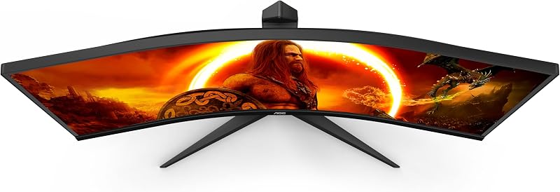 Gaming CU34G2XP, Monitor curvo WQHD de 34 pulgadas, VA, 180 Hz, 1 ms GtG, HDR400, modo Juego, altavoces, Ajustable (1500R, 3440 x 1440, 400 cd/m HDMI 2.0 / DP 1.4)