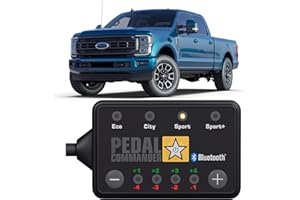 PEDAL COMMANDER for Ford F-250 2011-2025 Throttle Response Controller - 36 Drive 4-Mode, Plug And Play, Bluetooth, Anti-Theft