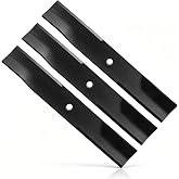 JSDYYYT 601123 795757 ​3 PCS Lawn Mower Blade Compatible with 48" Hustler FasTrak, X-One, Fastrak Super Duty, Replaces 601123, 795757, 601014