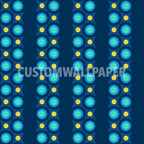 Amazon レトロストライプパターン壁紙by Customwallpaper Com Sample マルチカラー Pd 7954 Bahamas Sample Pre 壁紙