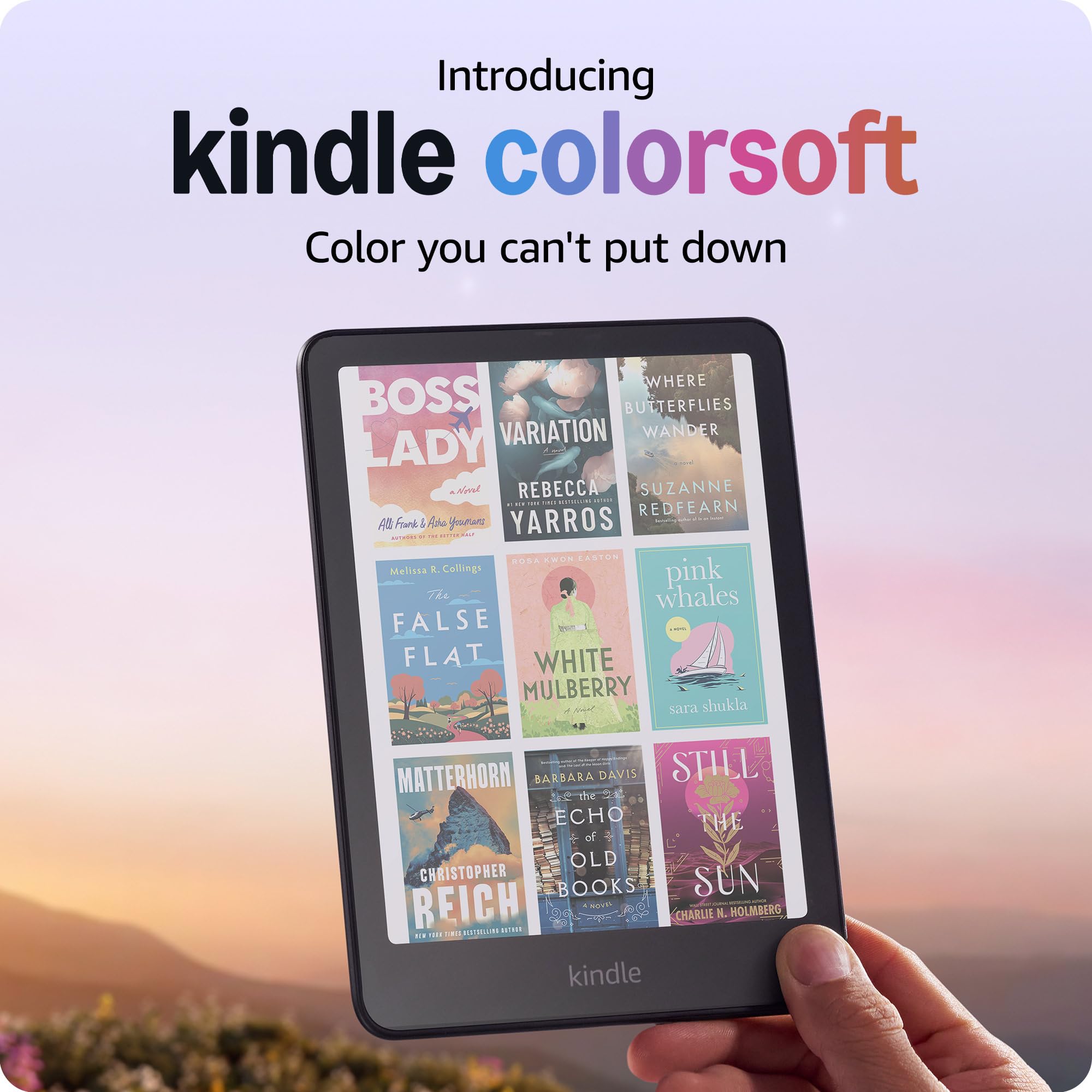 International Version – Amazon Kindle Colorsoft 16 GB – With color display and adjustable warm light – No Ads – Black