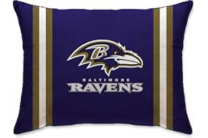 Pegasus Home Fashions Purple Baltimore Ravens 20" x 26" Plush Bed Pillow