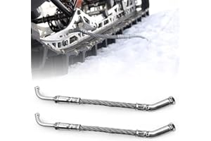 Ice Scratchers Snowmobile Kit Compatible with Polaris, Arctic Cat, Ski-Doo, and Lynx – Cable Ice Scratchers Set for Reverse &