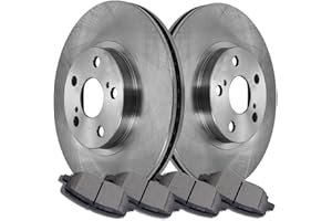 INEEDUP 10.84" Disc Brake Kit-Brake Rotors and Semi-Metallic Pads Front For Pontiac Vibe 2003-2008,For Toyota Corolla 2003-2008,For Toyota Matrix 2003-2008