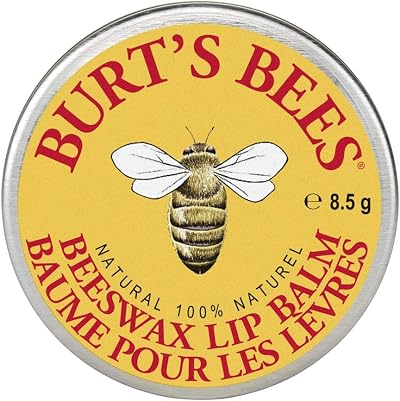 Burt's Bees Beeswax Lip Balm Tin - 100% Natural Soothing Moisturizer