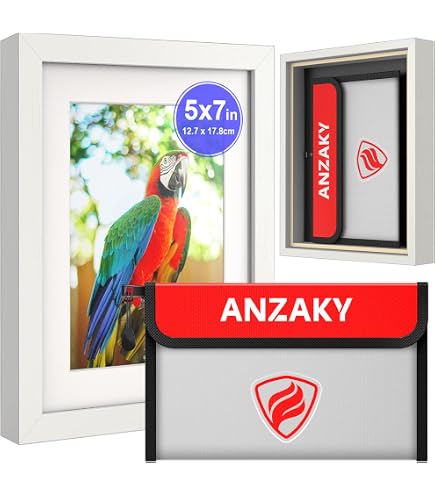 Photo Picture Frame Diversion Safe with Fireproof & Waterproof