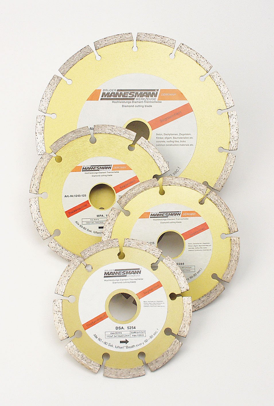 Brüder Mannesmann Tools M 1245-125 Diamond Cutting Disc 125 mm