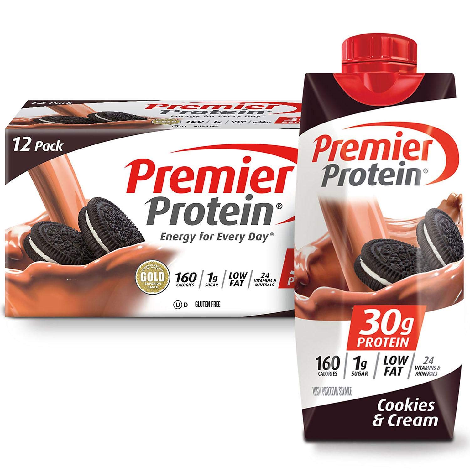 Premier Protein HighProtein Shake, Cookies & Cream, 132
