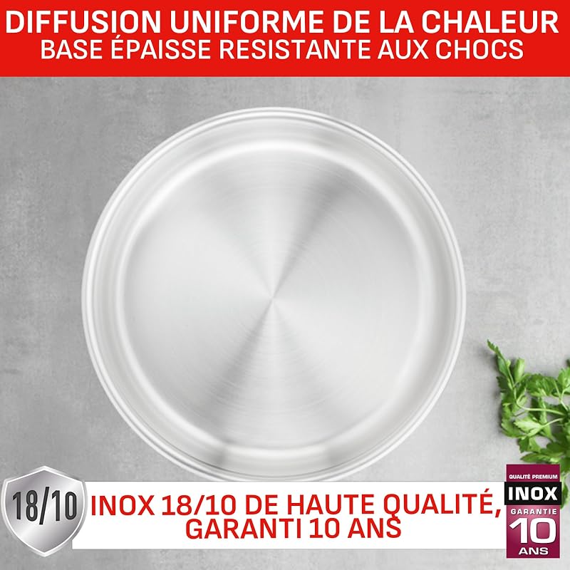 - Ingenio Emotion Batterie de cuisine Acier Inoxydable - 20 pièces