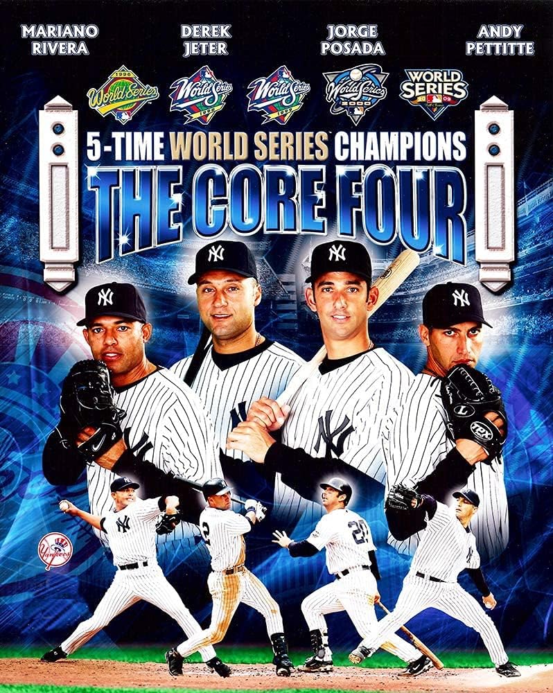 Photographs - Legends Gallery The Core Four! Jeter, Rivera, Pettitte, and Jorge Posada 8x10 Photo
