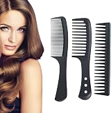 URAQT Hairdressing Combs Set 3 Pack Wide Tooth Carbon Anti Static Heat Resistant view 9