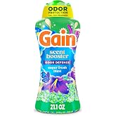 Gain In-Wash Laundry Scent Booster Beads Long-Lasting Fresh Scent Beads All Day Freshness and Odor Protection, Super Fresh Blast Scent, 21.1 oz (Packaging May Vary)