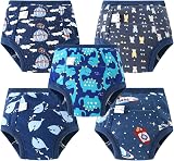 Aolso Potty Training Pants 5 Pack Boys 100% Cotton 110 Size Universe Pattern