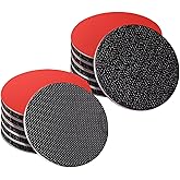 10 Sets Black Hook and Loop Round Strips with Super Adhesive Heavy Duty, Double Sided Self Adhesive Tape, Heat Resistant Heavy Circle Dual Lock Patch for Home Office Outdoor or Indoor Use (1.2 Inch)