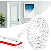 VEEVIIY 120" x 0.59" Flexible Molding Trim Peel and Stick Molding for Home Walls, Easy to Paint, Decorative Bead Pearl DIY Wall Trim Molding for Bathroom Doors, Windows, Mirrors Frame, Tile, Cabinet