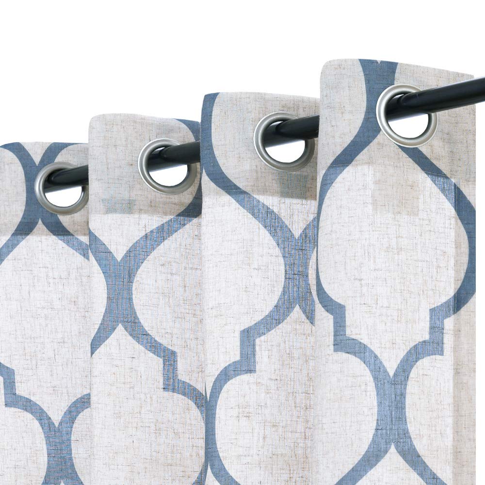 Best living room curtains blue