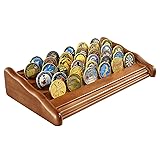 TJWZXX Challenge Coin Display Stand, 6 Rows Solid