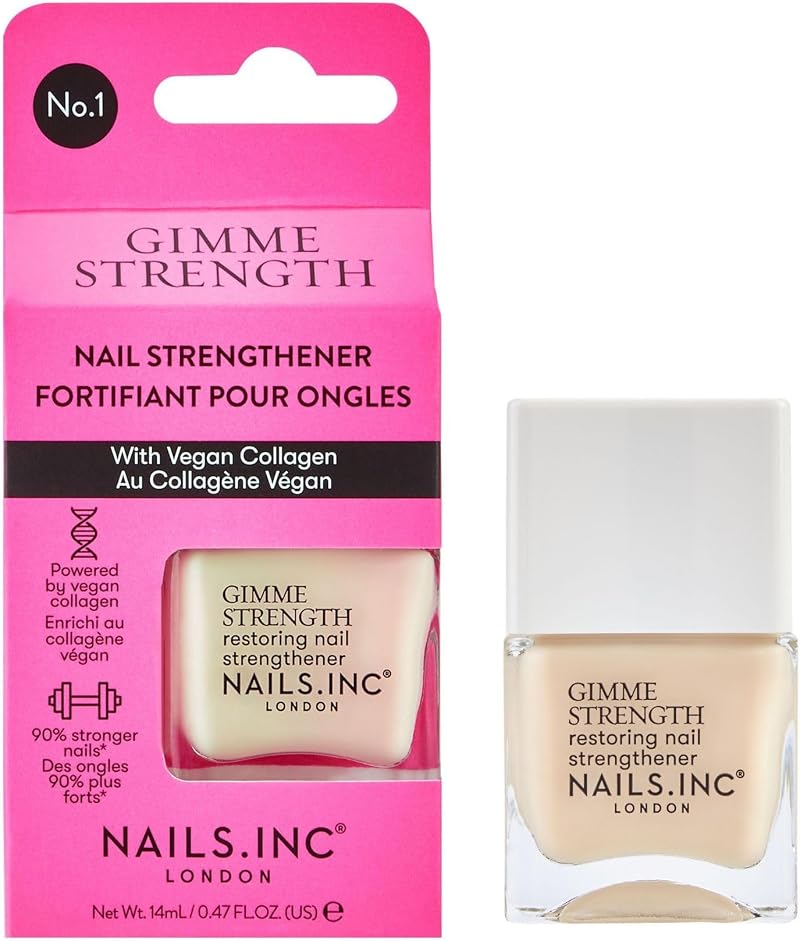 Nails Inc Gimme Strength Nail Treatment Restoring Strengthener 14 ml