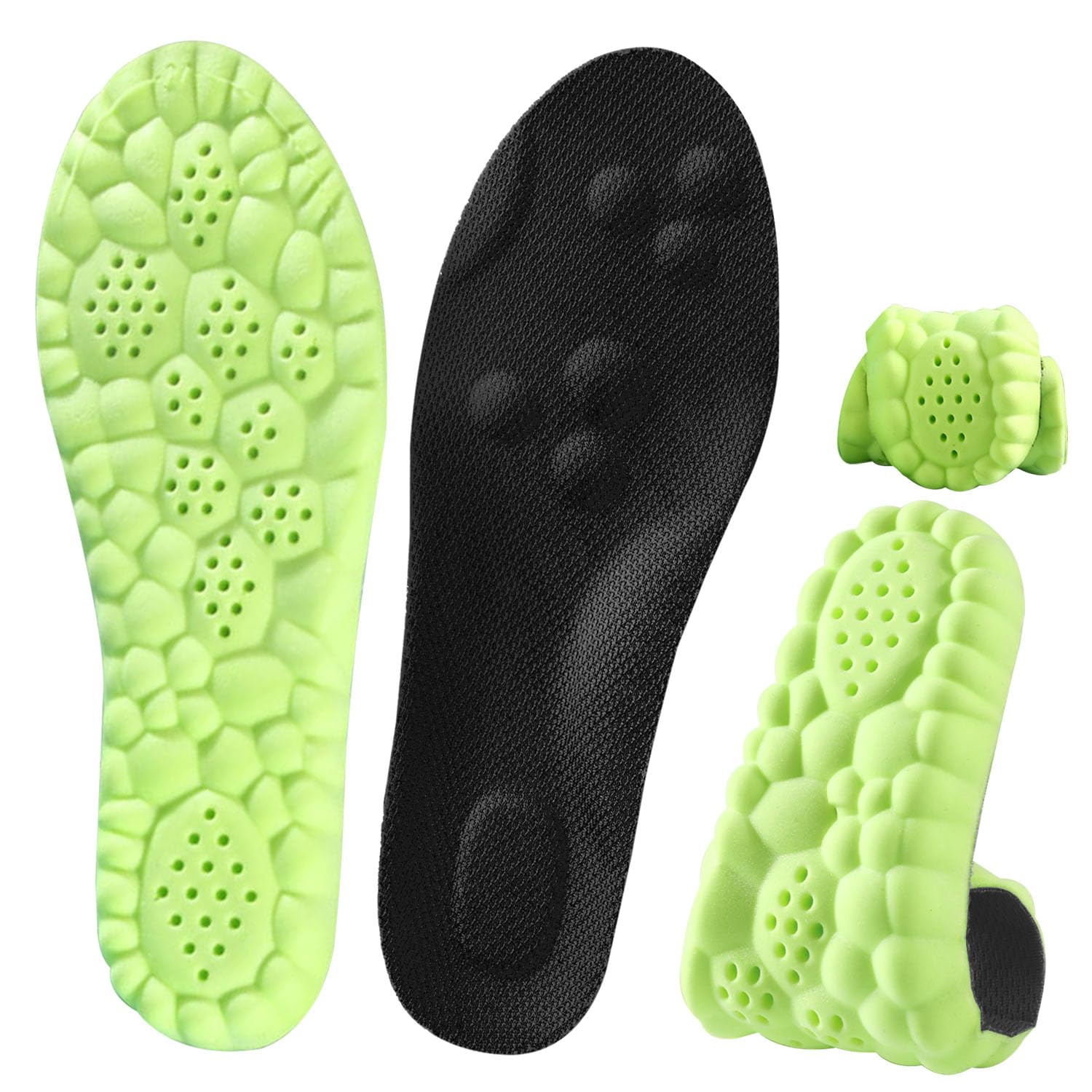 Photo 1 of 4D Cloud Soles Kids Insoles - Children's Plantar Fasciitis Memory Foam Shoe Inserts- Arch Support Comfort Shoe Sole Insert for Sneakers