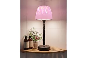 Shower Lamp Waterproof, 16 Color Cordless Ocean Lamp for Bathroom, Rechargeable Shower Light with Remote & Touch Control, LED