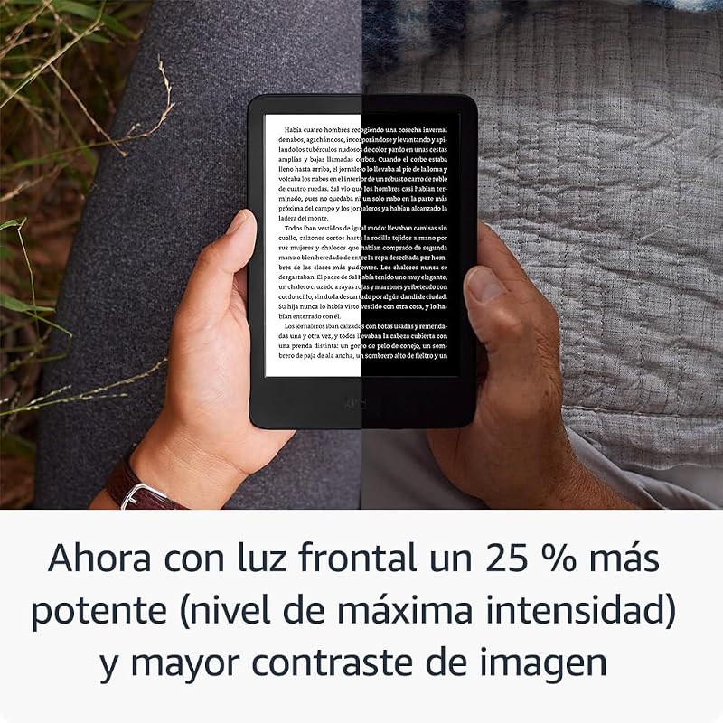Kindle (Próxima Geração) | O Kindle Mais Leve e Mais Compacto com ecrã sem reflexos, viragens de página mais suaves e luz frontal ajustável | 16 GB | Sem anúncios | Matcha verde
