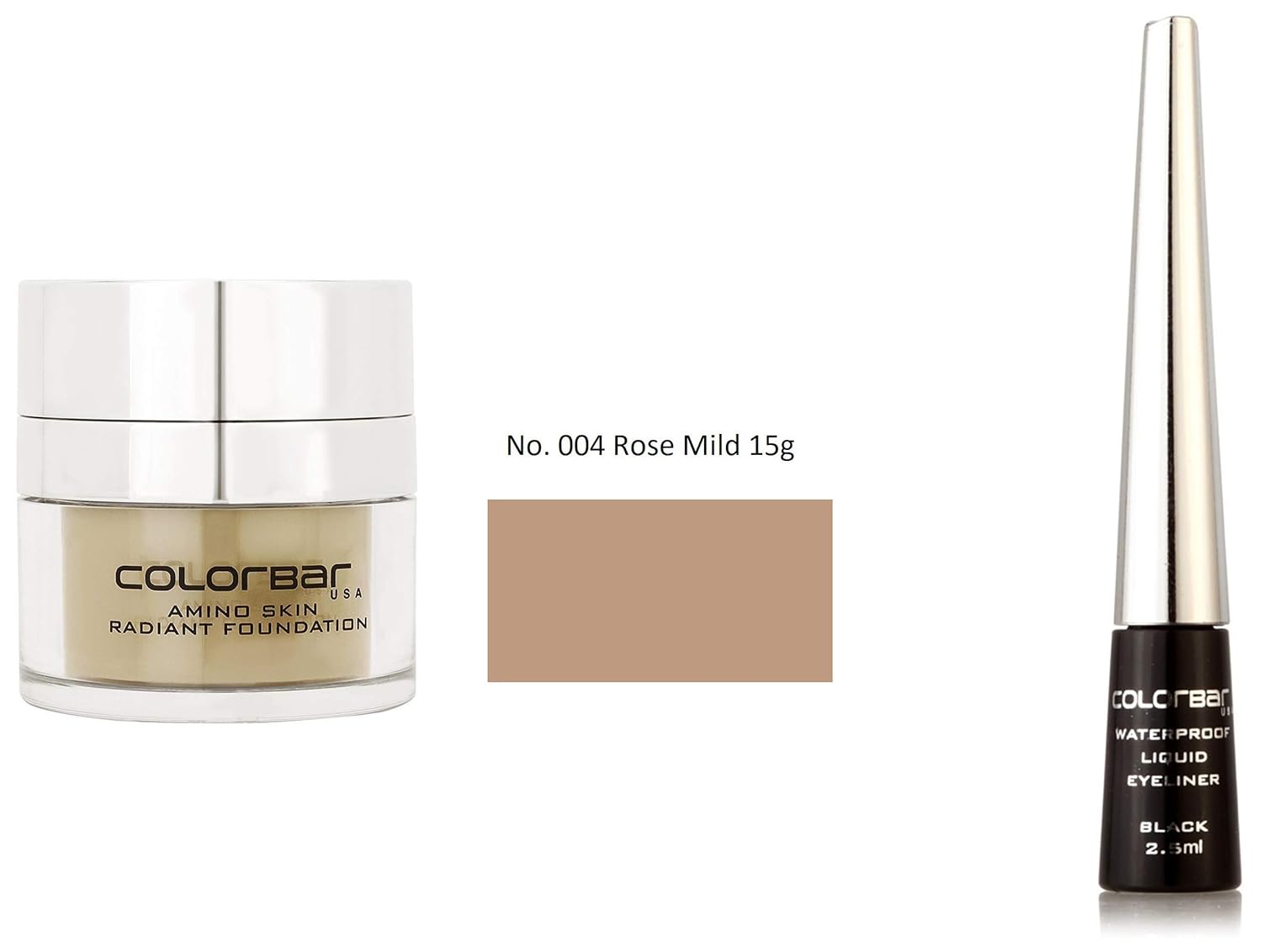 Buy Colorbar Amino Skin Radiant Foundation, Rose Mild 004, 15g And