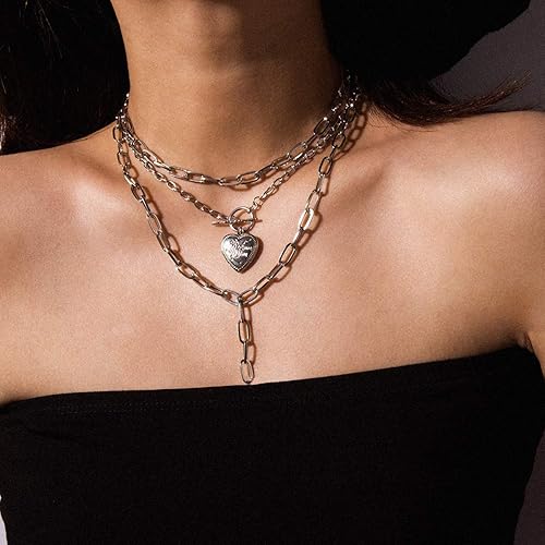 Multilayer Chains E Girl Chain Necklace MELLIFO Fairy Grunge