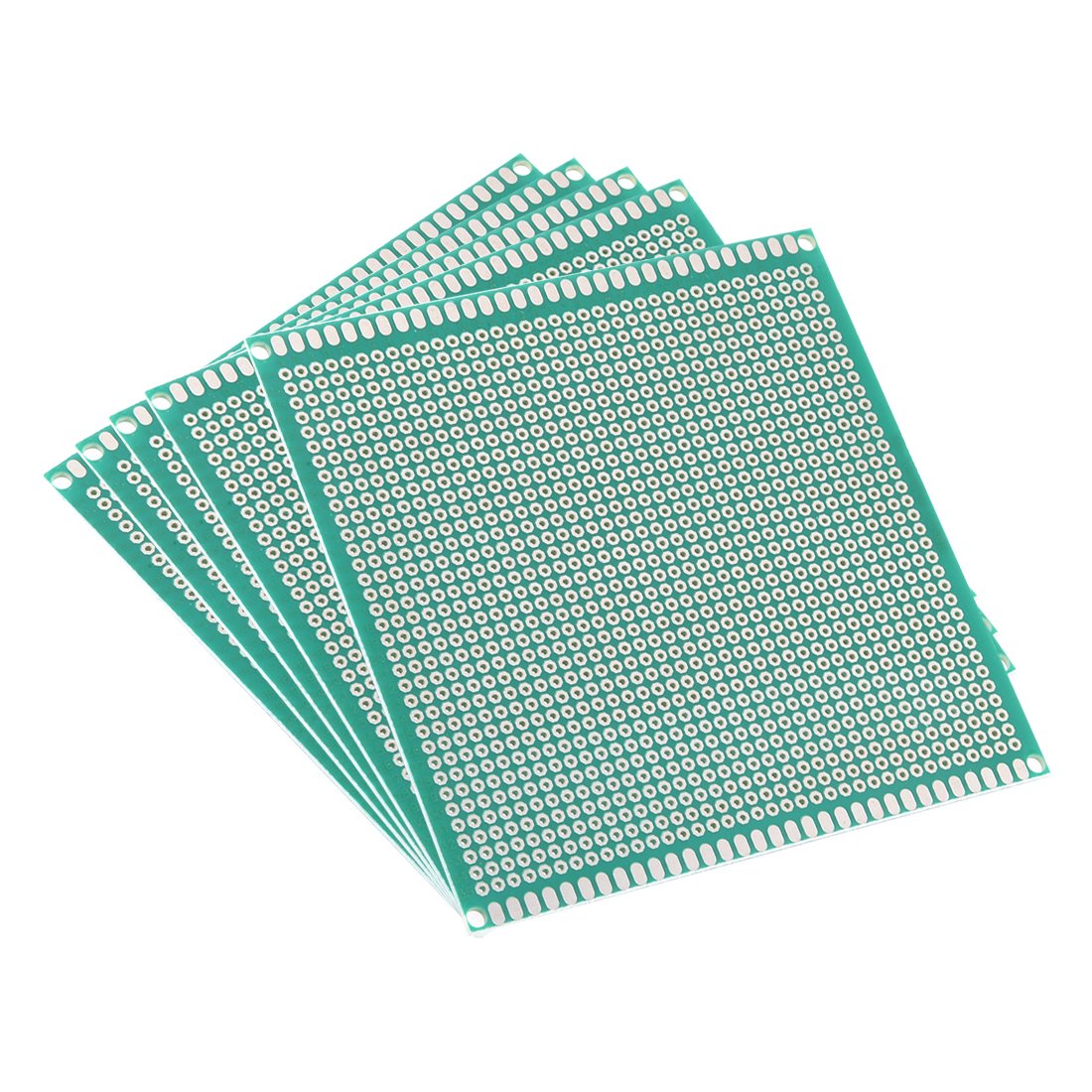 Sourcingmap 10x10cm Single Sided Universal Printed Circuit Board for DIY Soldering 5pcs