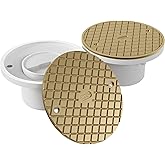 PROFLO PF42817 6" Brass Cover Adjustable Cleanout - N/A