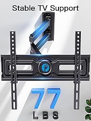 Pipishell Full Motion TV Wall Mount for Most 26-60