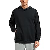 CRZ YOGA Mens Fleece Hoodies Basic Casual Hooded Sweatshirts Long Sleeve Pullover Workout Tops with Pocket