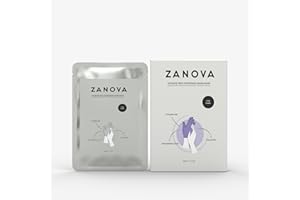 Intense All-Day Hydration Hand Mask – Heals Dry, Scaly Hands & Nail Biting Damage – 5 Pairs – Infused with Collagen, Vitamin 